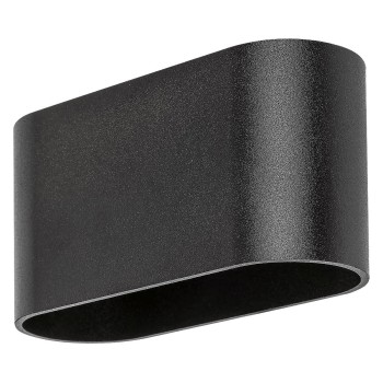 Aplica de perete Rabalux 7023 Kaunas G9 1x MAX 10W negru mat