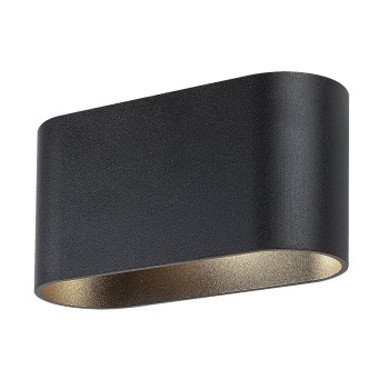 Aplica de perete Rabalux 7023 Kaunas G9 1x MAX 10W negru mat