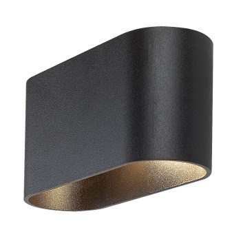 Aplica de perete Rabalux 7023 Kaunas G9 1x MAX 10W negru mat