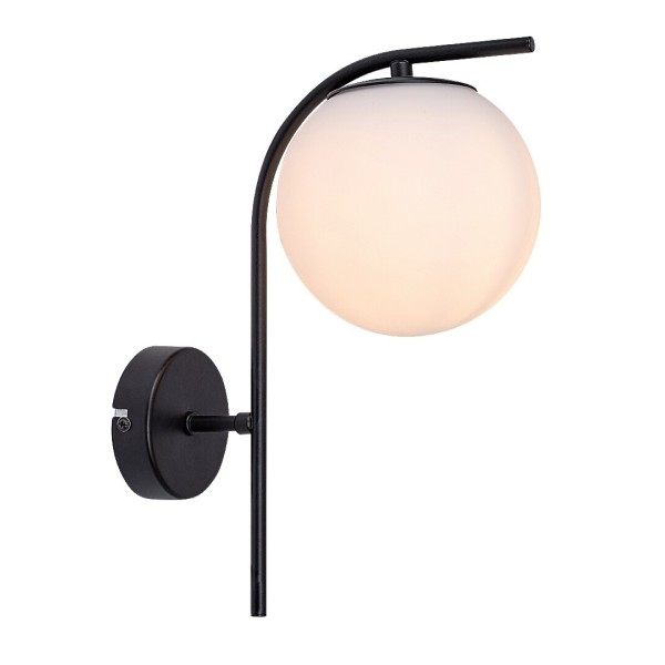 Aplica de perete Rabalux 71139 Ghita E27 1x MAX 20W negru