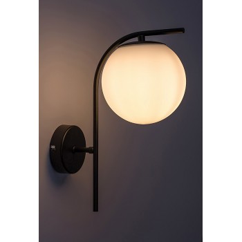 Aplica de perete Rabalux 71139 Ghita E27 1x MAX 20W negru