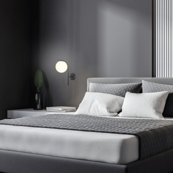 Aplica de perete Rabalux 71139 Ghita E27 1x MAX 20W negru
