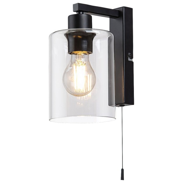 Aplica de perete Rabalux 5077 Miroslaw E27 1x MAX 40W negru mat