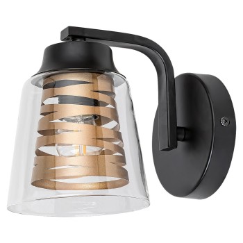 Aplica de perete Rabalux 3542 Zenaida E27 1x MAX 60W negru mat