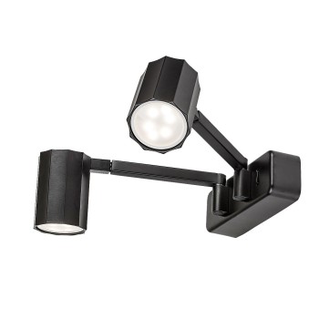 Aplica de perete Rabalux 73028 Karter GU10 2X MAX 5W negru mat