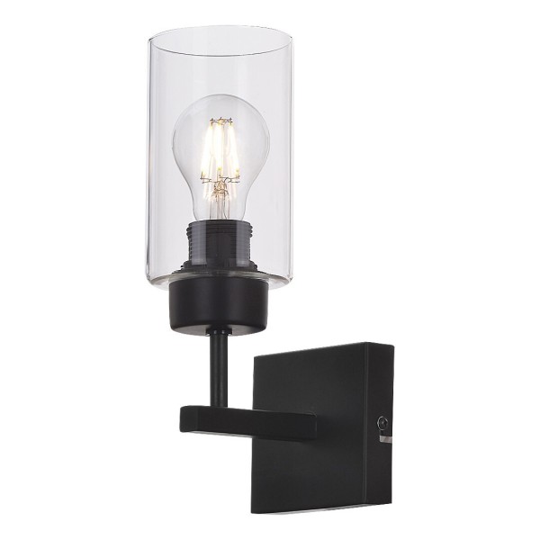 Aplica de perete Rabalux 2671 Prudence E27 1x MAX 40W negru