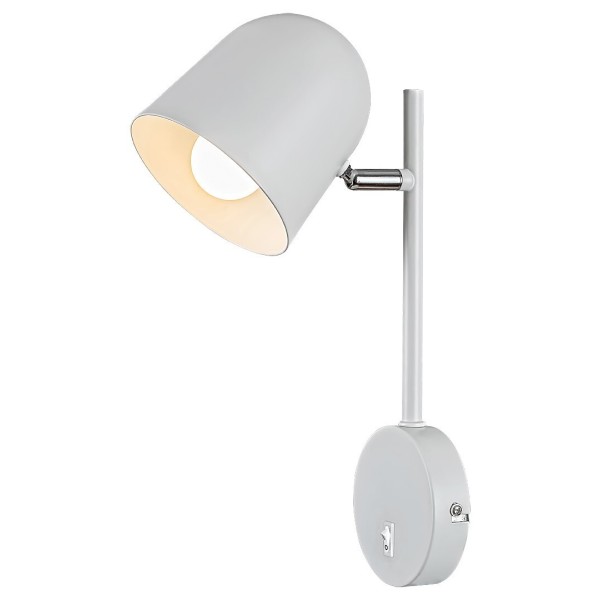 Aplica de perete Rabalux 5243 Egon E14 1x MAX 40W alb mat