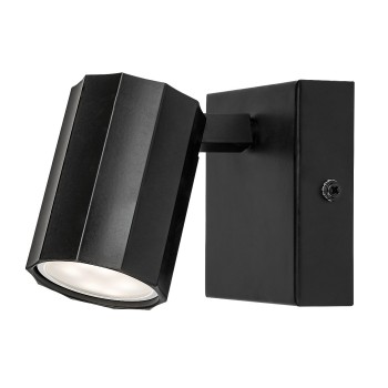 Aplica de perete Rabalux 73023 Rogelio GU10 1X MAX 5W negru mat