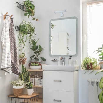 Aplica de perete LED pentru baie Rabalux 75039 Levon 450lm 4000K crom