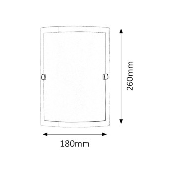 Aplica de perete Rabalux 3687 Nedda E27 1x MAX 60W sticla opal