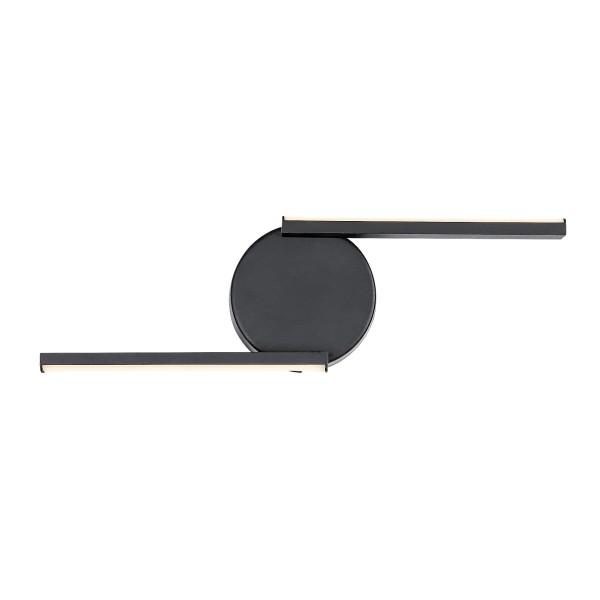 Aplica de perete LED Rabalux 71122 Sabira 340lm 4000K negru