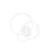 Plafoniera IDEAL LUX FRAME PL CERCHIO 255019, LED 41W, 5250lm, 3000K, alb