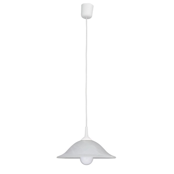 Pendul Rabalux 3905 Alabastro E27 1x MAX 60W geam alabastru alb