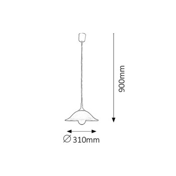 Pendul Rabalux 3905 Alabastro E27 1x MAX 60W geam alabastru alb