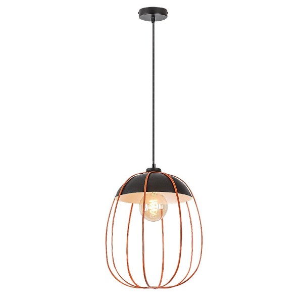 Pendul Rabalux 72034 Svens E27 1x MAX 60W negru mat