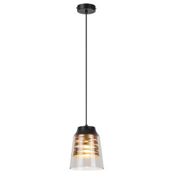 Pendul Rabalux 3543 Zenaida E27 1x MAX 60W negru mat
