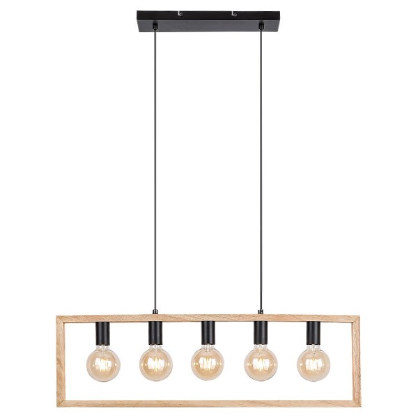 Pendul Rabalux 2294 Indigo E27 5x MAX 40W negru