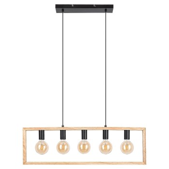 Pendul Rabalux 2294 Indigo E27 5x MAX 40W negru