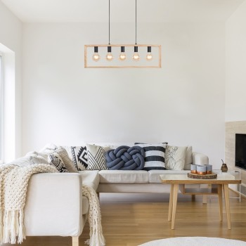 Pendul Rabalux 2294 Indigo E27 5x MAX 40W negru