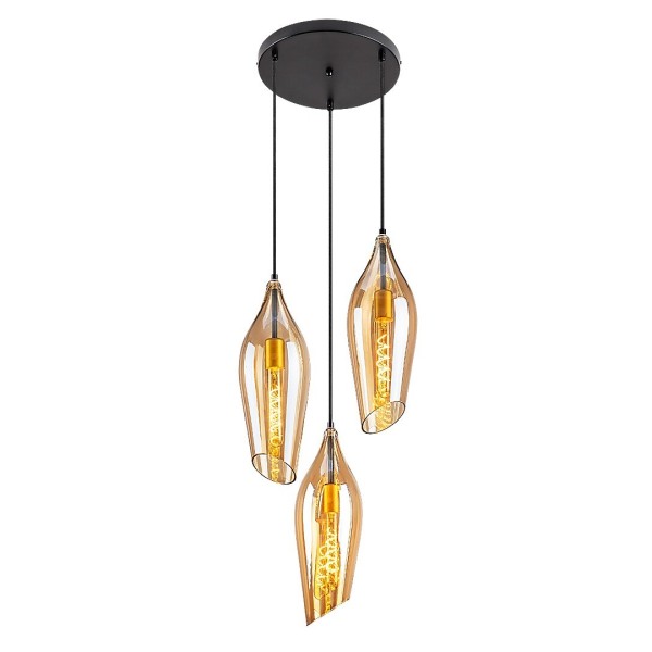 Pendul Rabalux 72203 Bellini E27 3x MAX 60W negru