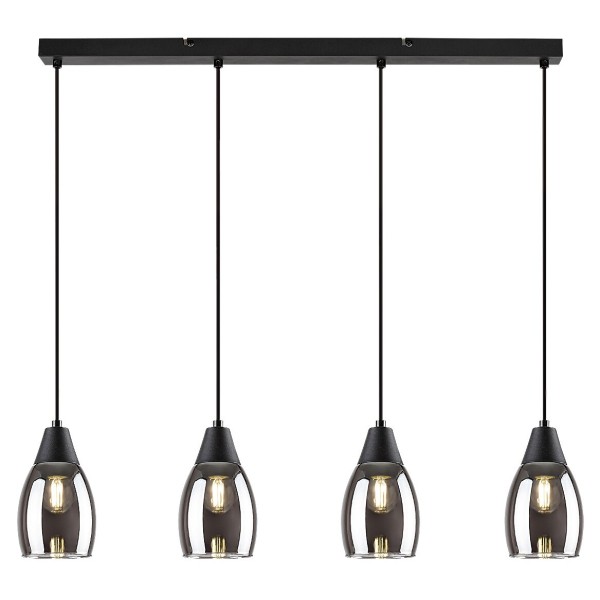 Pendul Rabalux 72184 Ilmari E27 4x MAX 15W negru