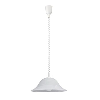 Pendul Rabalux 3904 Alabastro E27 1x MAX 60W geam alabastru alb