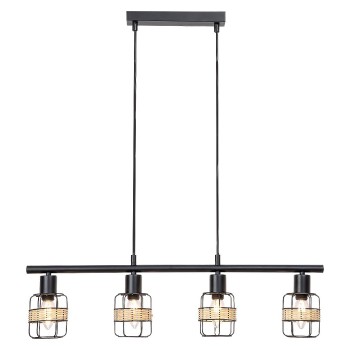 Pendul Rabalux 5284 Indiana E14 4x MAX 25W negru