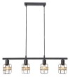 Plafoniera IDEAL LUX UNIVERSAL PL D40 SQUARE 240374, LED 36W, 3850lm, 4000K, alb