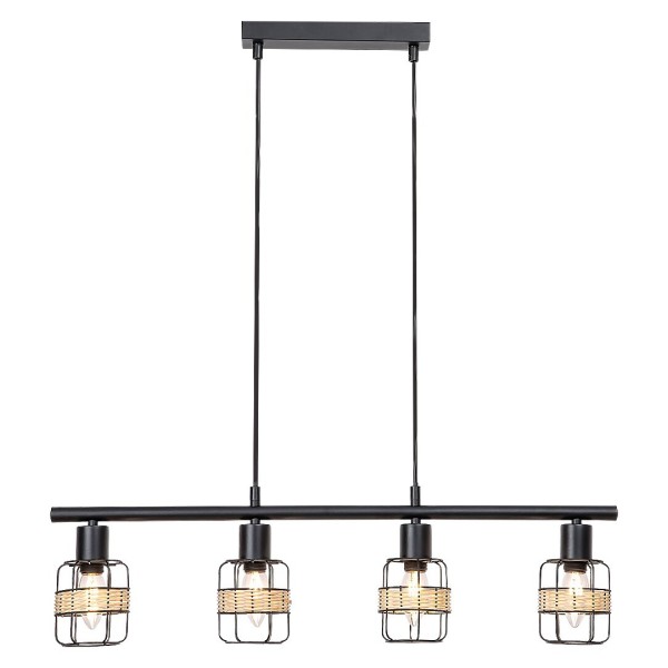 Pendul Rabalux 5284 Indiana E14 4x MAX 25W negru