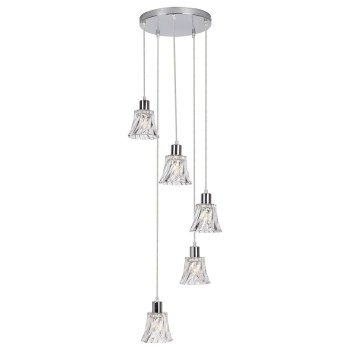 Pendul Rabalux 5305 Hestia E14 5x MAX 40W crom