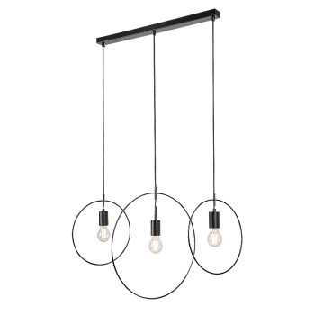 Pendul Rabalux 72019 Dilara E27 3x MAX 40W negru mat
