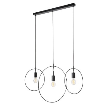 Pendul Rabalux 72019 Dilara E27 3x MAX 40W negru mat