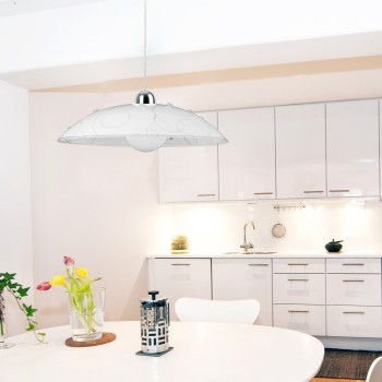 Pendul Rabalux 1864 Jolly E27 1x MAX 60W cu model alb