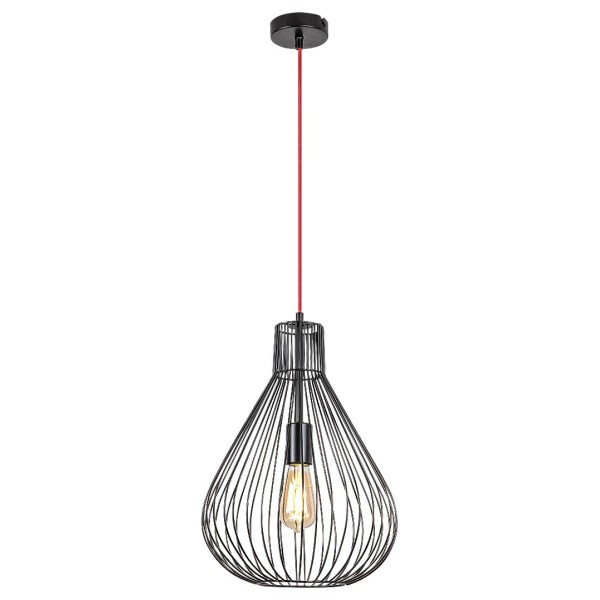 Pendul Rabalux 4754 Zille E27 1x MAX 40W negru mat