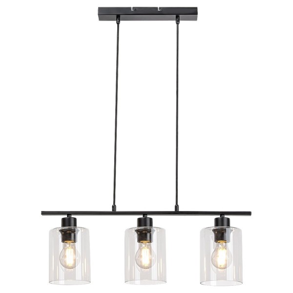 Pendul Rabalux 5078 Miroslaw E27 3x MAX 40W negru mat