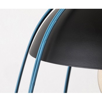 Pendul Rabalux 72024 Svens E27 1x MAX 60W negru mat