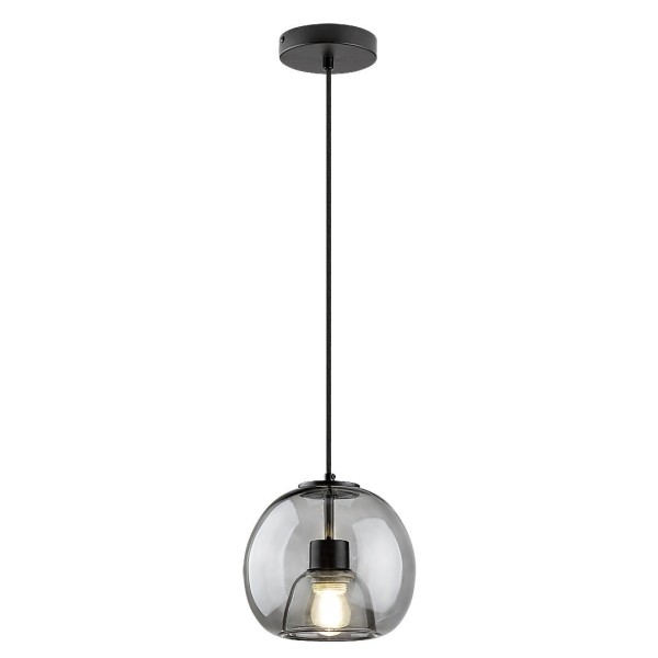 Pendul Rabalux 72132 Cameo E27 1x MAX 60W negru
