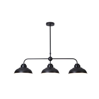 Pendul Rabalux 5309 Dragan E27 3x MAX 60W negru mat