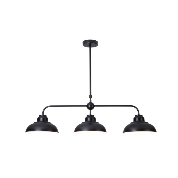 Pendul Rabalux 5309 Dragan E27 3x MAX 60W negru mat