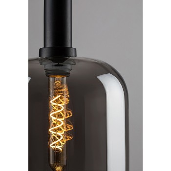 Pendul Rabalux 72101 Lissandra E27 1x MAX 40W negru mat