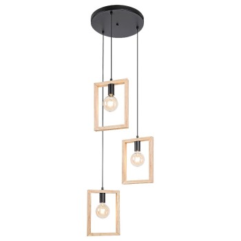 Pendul Rabalux 2293 Indigo E27 3x MAX 40W negru