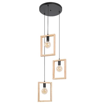 Pendul Rabalux 2293 Indigo E27 3x MAX 40W negru
