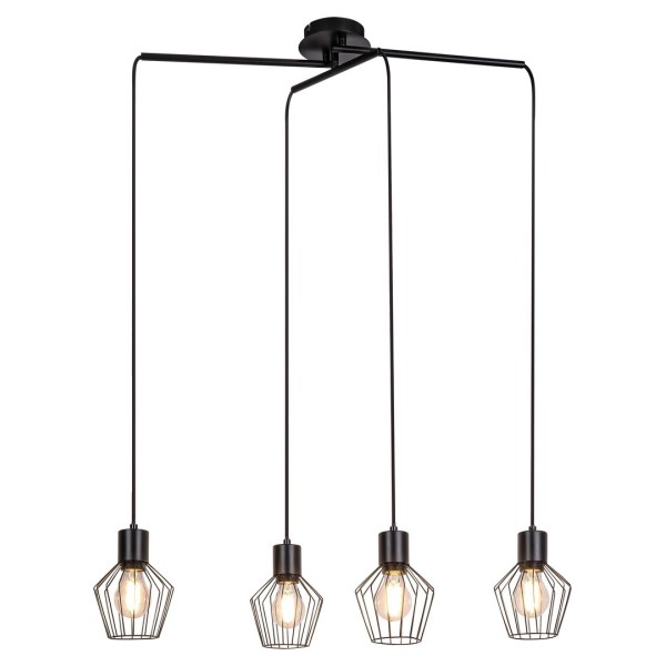 Pendul Rabalux 3540 Belano E27 4x MAX 40W negru