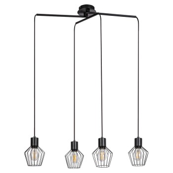 Pendul Rabalux 3540 Belano E27 4x MAX 40W negru