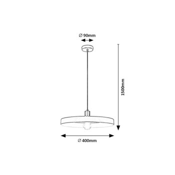 Pendul Rabalux 72017 Alatar E27 1x MAX 40W negru mat Pendul Rabalux 72017 Alatar E27 1x MAX 40W negru mat