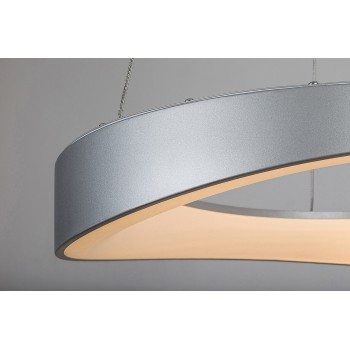 Pendul LED Rabalux 72236 Iliana 3380lm 3000K argintiu