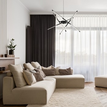 Pendul LED Rabalux 72237 Henli 1400lm 3000K negru