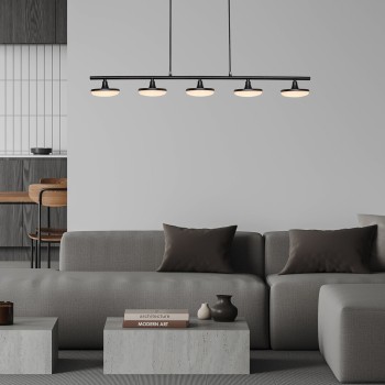 Pendul LED Rabalux 72240 Madi 1850lm 3000K negru mat