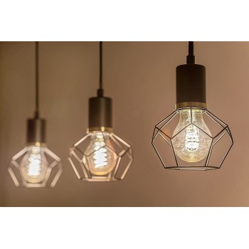 Pendul Rabalux 72242 Fran E27 3x MAX 40W negru mat