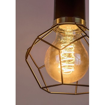 Pendul Rabalux 72242 Fran E27 3x MAX 40W negru mat